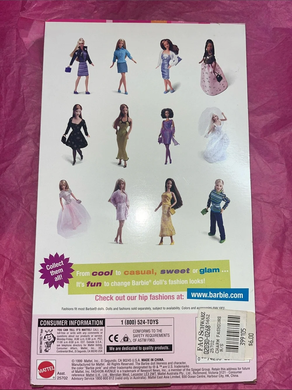 1999 Mattel Barbie Fashion Avenue 